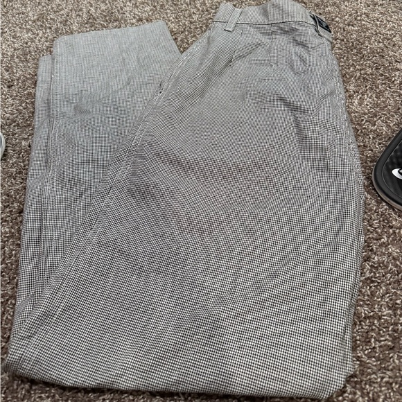 Wrangler Black and White Checkered Dress Pants - Picture 1 of 8